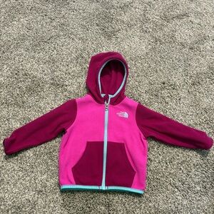 The North Face Magenta Fleece Jacket